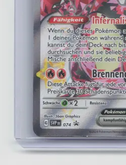 Glurak Ex - Pokemon Karte TCG - SVP 074 - Black Star Promo /M79 - Image 5