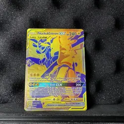 Pikachu & Zekrom GX SM248 Gold Tag Team - Pokemon Promo - Excellent - Image 1