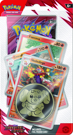 Pokemon Scarlet & Violet Destined Rivals Premium Checklane Blister (Skeledirge) - Image 1