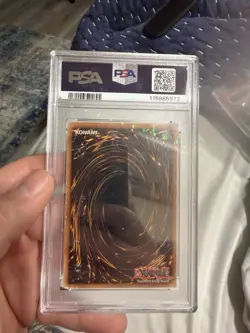 2003 Yugioh Dark Magician #BPT-007 PSA 4 - Image 2