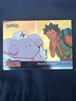 Topps Pokemon card - Holo Screen Snaps 25: Nurse Blissey! LP Very Rare! - Image 1