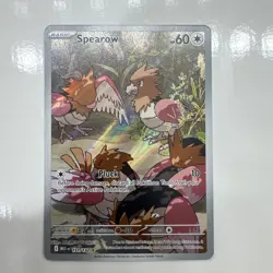 Spearow 151/132 Pokemon Card TCG Mega Evolutions Illustration Rare Holo NM - Image 1