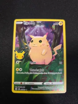 Pikachu 005/025 Celebrations 2021 Holo Pokemon Card TCG - Image 1