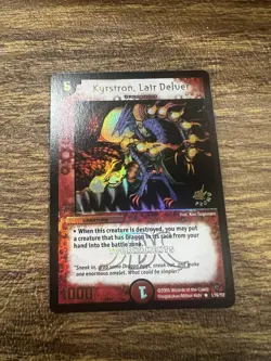 Duel Masters Kyrstron, Lair Delver Foil Promo Card L16/Y2 CCG - Image 1