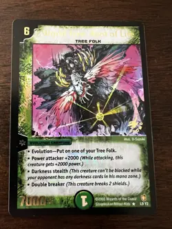 Duel Masters TCG World Tree, Root Of Life Foil Promo Card L9 Y2 CCG - Image 1