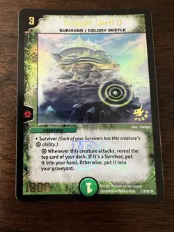Duel Masters TCG Bridge Shell Q Foil Promo Card L18/20 Y1 CCG - Image 1