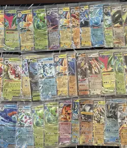 62x Pokemon Full Art Vstar And Ex Lot of Cards From SV and SWSH Sets - Image 4