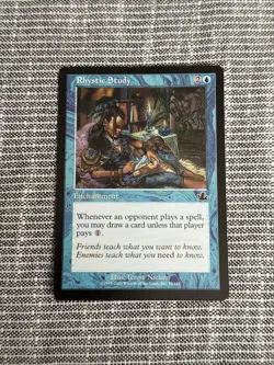 Rhystic Study Prophecy Regular Magic The Gathering MTG Card - Image 1