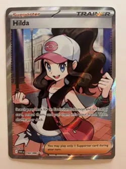 Hilda 164/086 Full Art Ultra Rare White Flare Pokemon TCG Trainer Card NM - Image 1