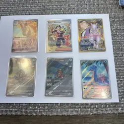 Destined Rivals 6 Card Rare and Hyper Rare Lot Pokemon TCG Mint Condition - Image 1