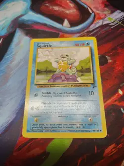 Squirtle - 93/130 - Pokemon Base Set 2 Card WOTC LP - Image 1