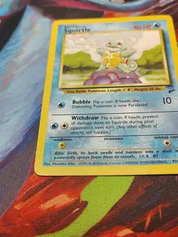 Squirtle - 93/130 - Pokemon Base Set 2 Card WOTC LP - Image 5