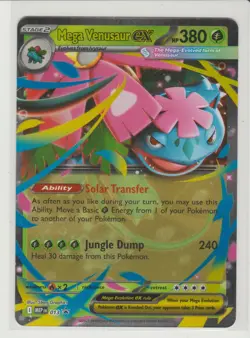 Mega Venusaur ex - Promo Pokemon Card MEP 013 - Image 1