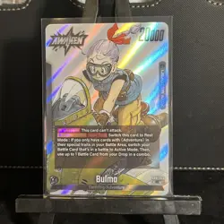 Bulma Awaken Leader Card - Dragon Ball Super SB01-045 Manga Full Art Auction - Image 2