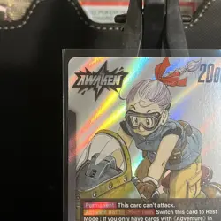 Bulma Awaken Leader Card - Dragon Ball Super SB01-045 Manga Full Art Auction - Image 3