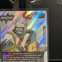 Bulma Awaken Leader Card - Dragon Ball Super SB01-045 Manga Full Art Auction - Image 4