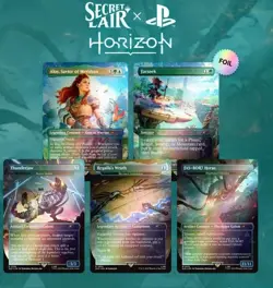 Magic MtG Secret Lair Playstation FOIL Horizon: Into the Forbidden West Sealed - Image 2