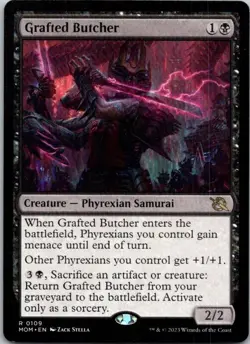 Magic the Gathering Grafted Butcher March of the Machine MTG Free Shipping! - Image 1