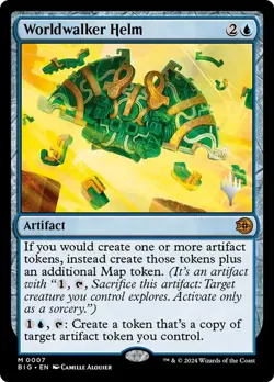 PROMO PACK MTG Worldwalker Helm NM Outlaws of Thunder Junction: The Big Score - Image 1