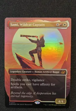 MTG - Sami, Wildcat Captain !FOIL! Borderless - Edge Of Eternities NM Mythic 301 - Image 1