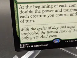 Unnatural Growth Commander: Bloomburrow Regular - Image 2