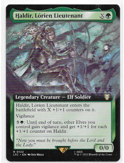 Haldir, Lorien Lieutenant (Extended Art) - Commander: The Lord of the Ring - Image 1