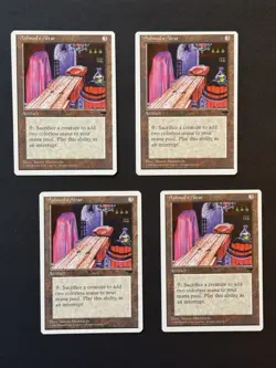 ** Ashnod’s Altar x4 Chronicles ** NM+ NEVER PLAYED MtG Magic VINTAGE FAST SHIP - Image 1