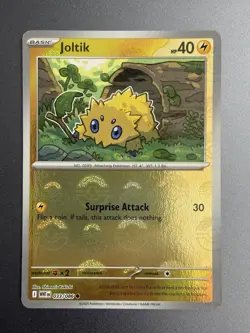 POKEMON TCG: Joltik 33/86, White Flare _ POKEBALL HOLO - Image 1