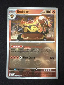 Emboar 13/86 Pokeball White Flare WHT -Near Mint- Pokemon TCG - Image 1