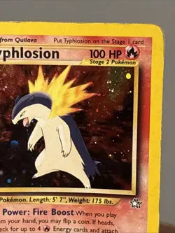 Pokemon TCG 1ST EDITION TYPHLOSION 18/111 ☆ HOLO RARE NEO GENESIS MP/LP - Image 5