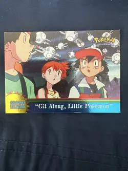 2000 Topps Pokemon TV Series 3 Foil #OR18 "Git Along, Little Pokemon” Rare! - Image 1