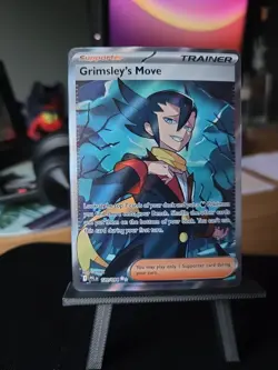 Grimsley’s Move 120/094 Phantasmal Flames Holo Full Art Trainer Pokemon TCG - Image 1