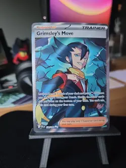 Grimsley’s Move 120/094 Phantasmal Flames Holo Full Art Trainer Pokemon TCG - Image 2