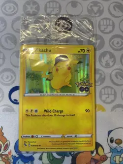 Pokemon - Pikachu 028/078 Pokemon GO Sealed Promo w/ Stamp (NEW, SEALED)✈🚀 - Image 1