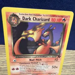 Pokemon TCG Dark Charizard 21/82 Non-Holo Rare Team Rocket - great condition - Image 4