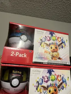 2x Pokemon Prismatic Evolutions ETB Bundle -Sam's Club 🔥In Hand/ Ships Fast! - Image 3