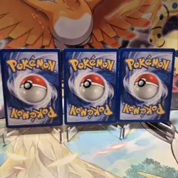 x3 Pokemon Drowzee Team Rocket 54/82 LP/MP First Edition - Image 2