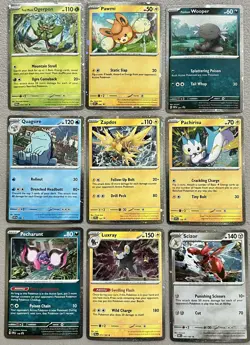 Pokemon Scarlet And Violet Cosmos Holo Promo 9x Lot - Image 1