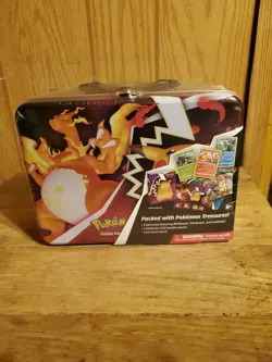 Pokemon TCG 2020 Fall Collectors Chest Lunch Box New Sealed Charizard Pikachu - Image 1