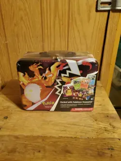 Pokemon TCG 2020 Fall Collectors Chest Lunch Box New Sealed Charizard Pikachu - Image 2