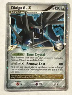 Dialga Niv. X 122/127 Platine de Base Carte Pokemon - Image 1