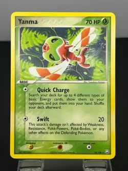 NM - Yanma 28/109 - Pokemon TCG Vintage Team Rocket Returns 2004 Rare - Image 1