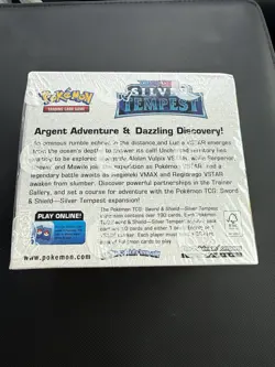 NEW SEALED Pokemon TCG Sword & Shield Silver Tempest Booster Box 36 Packs - Image 2