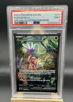 Pokemon Scarlet & Violet Base TCG Koraidon EX 247/198 PSA 9 - Image 1