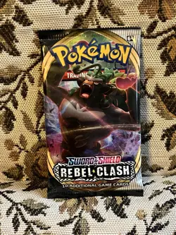 Pokemon TCG SWSH Rebel Clash Booster Pack - SEALED - Image 1
