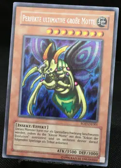 Yu-Gi-Oh! Perfekte Ultimative Grosse Motte ROD-DE001 PSCR [EX-NM] Promo | DE 2004 - Image 3