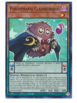x3 Performapal Classikuriboh BLMR-EN031 Ultra Rare YuGiOh - Image 1