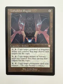 Lithoform Engine Retro Frame MTG Magic the Gathering Card NM Near Mint BRC - Image 1