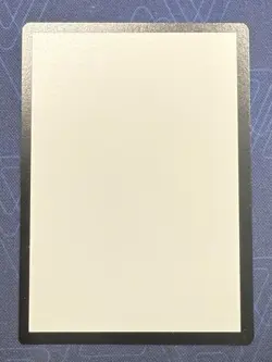 Magic the Gathering MTG Blank Misprint Error Card - Image 1