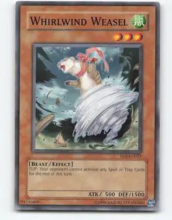 Whirlwind Weasel #EOJ-EN025 Yugioh Card - Image 1